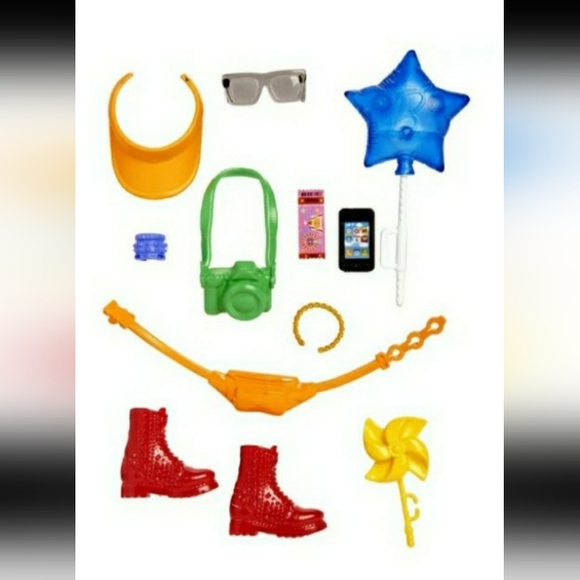 Barbie Accessories, Storytelling Pack for Barbie Dolls, Amusement Park theme - Picture 4 of 5